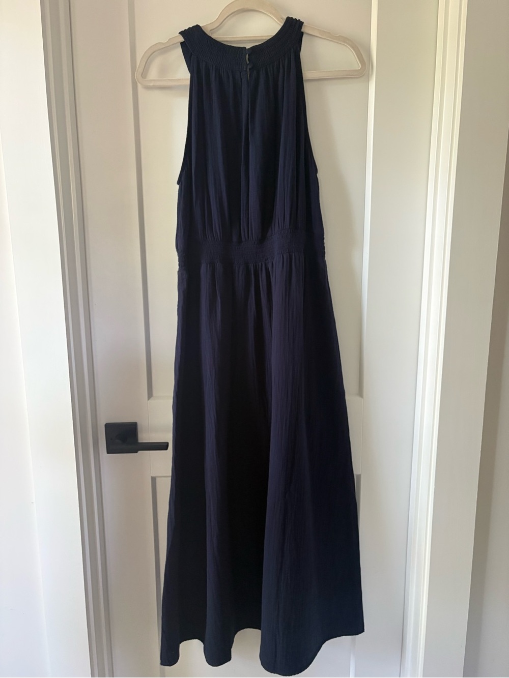 NWT Boden Sleeveless Navy Maxi Dress - Elegant Women's Summer Dress, Size 10. - Picture 5 of 10